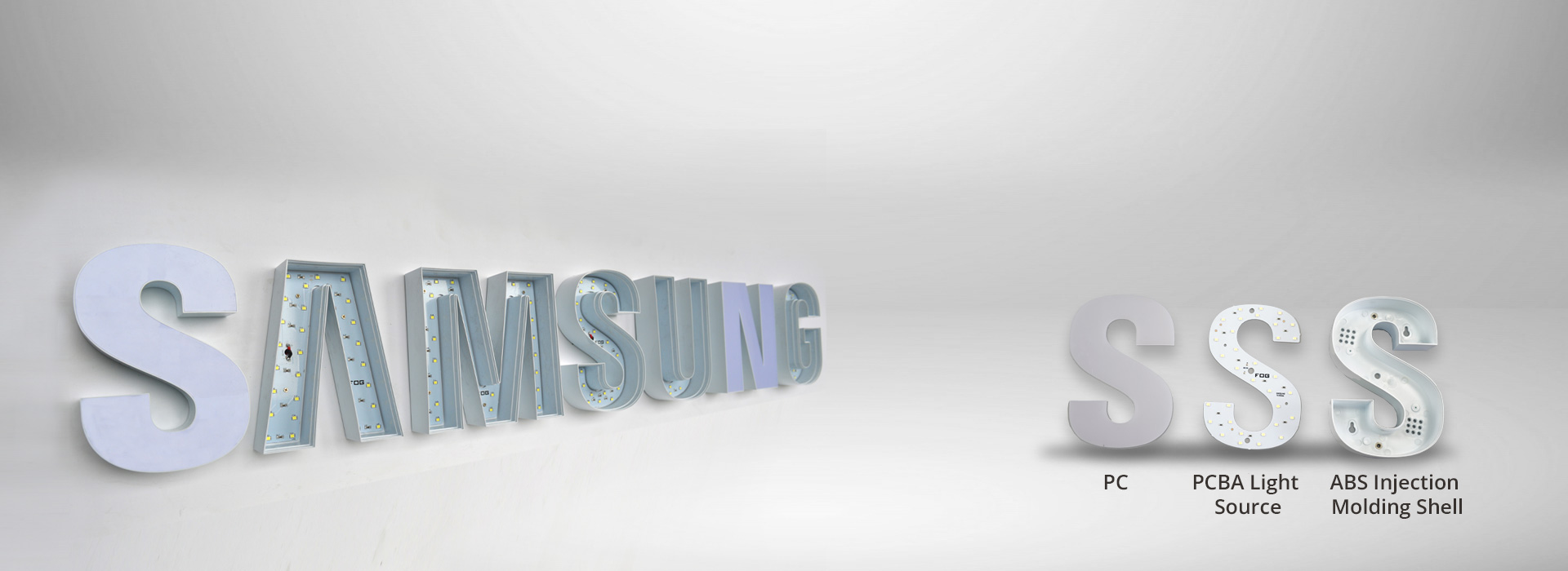 Wall-mount LED Signage