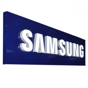 Injection Molded LED Acrylic Shop Sign Lightbox for SAMSUNG Shop