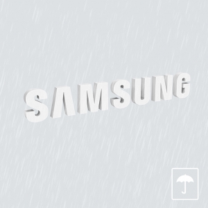 Wall-mount IP68 Outdoor Rainproof LED Sign for Samsung Retail Shops